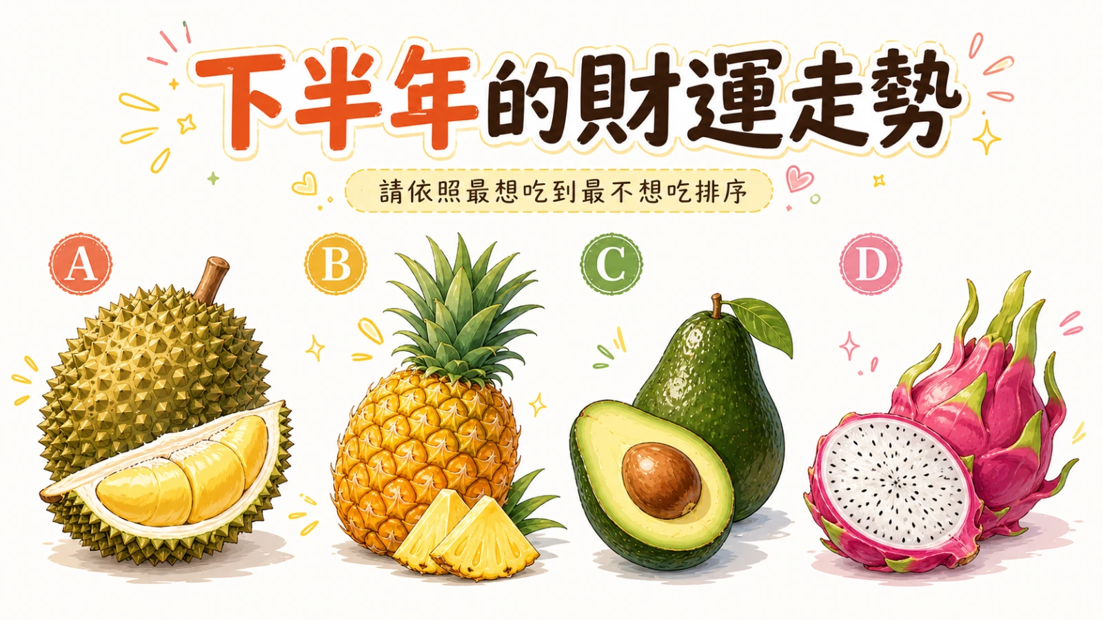 下半年的財運能量排序測驗：用直覺選擇屬於你的財務節奏
