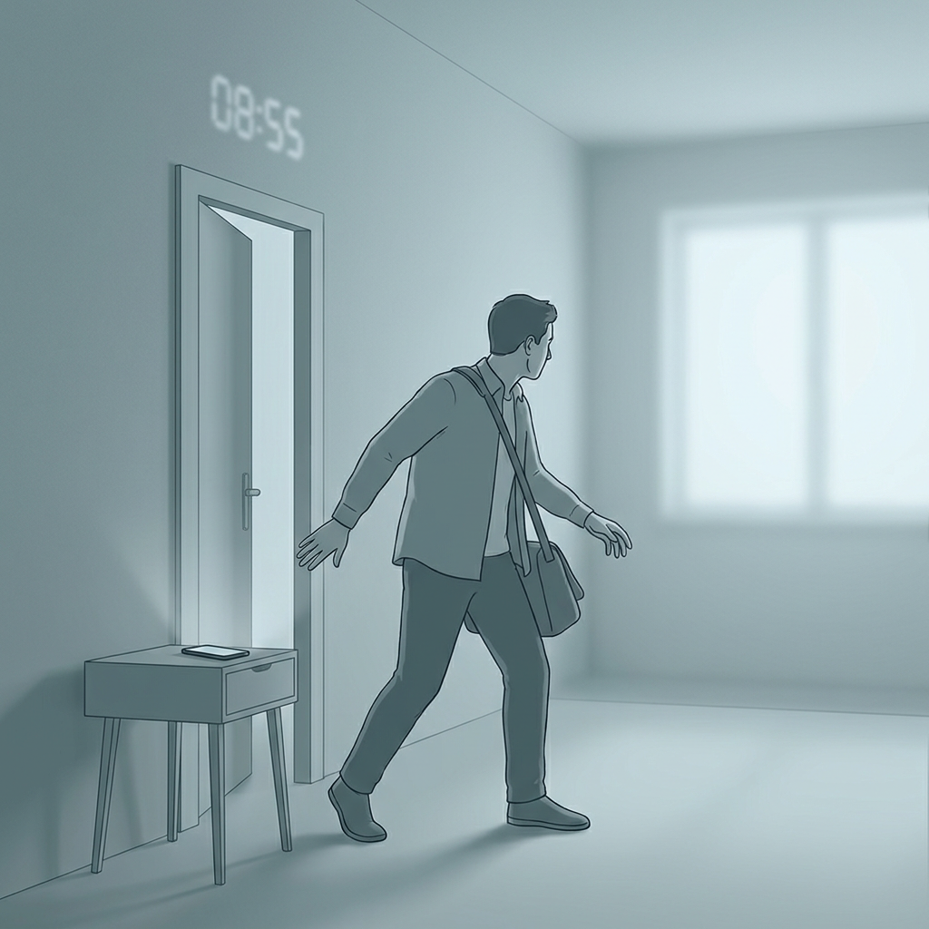 出発前の空白が落ち着かず、直前まで予定を詰める