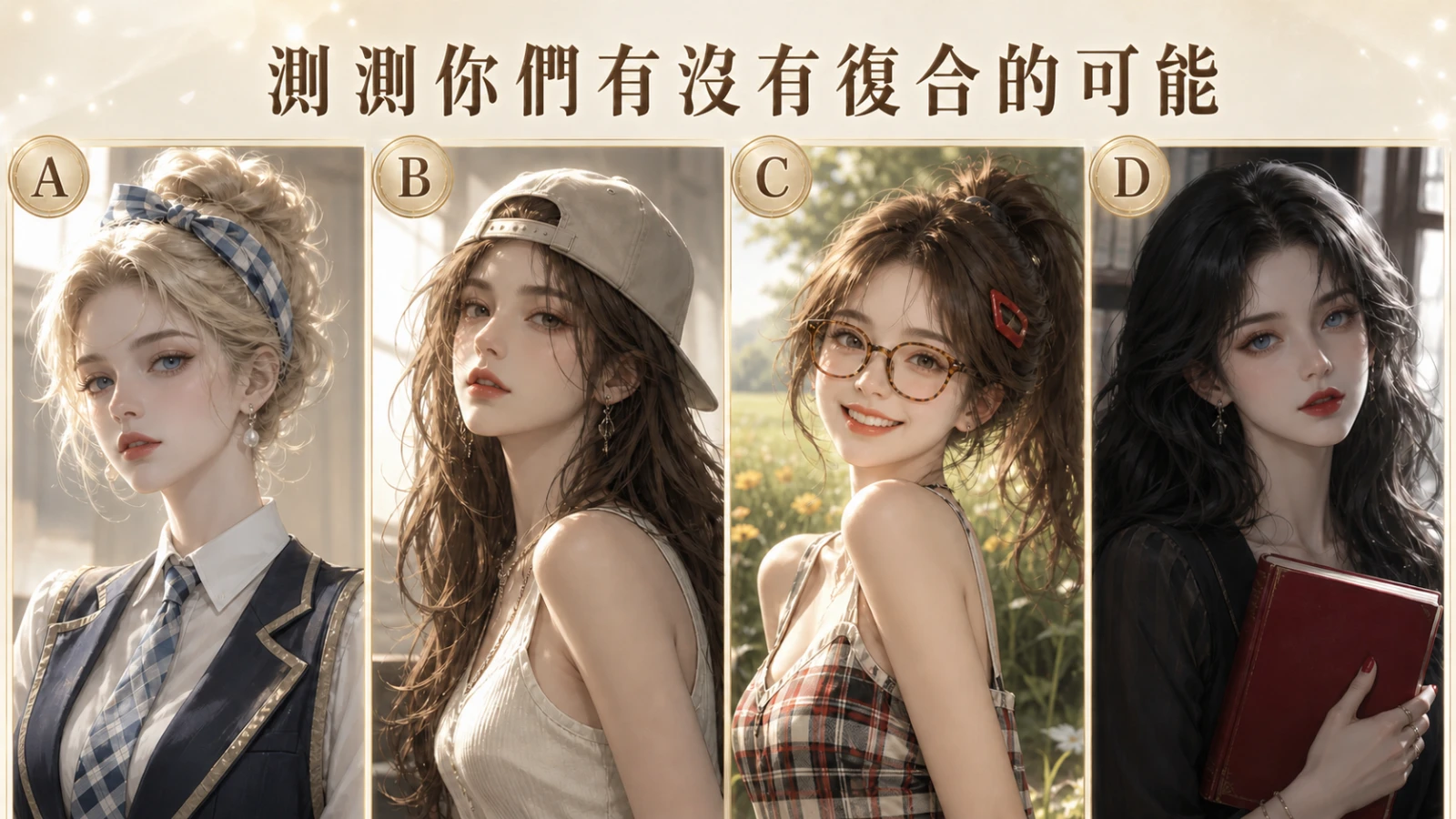 測測你們有沒有復合的可能?愛情測驗看懂對方心意與行動訊號