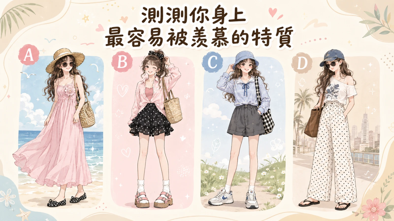 請憑直覺選出一套最吸引你的穿搭