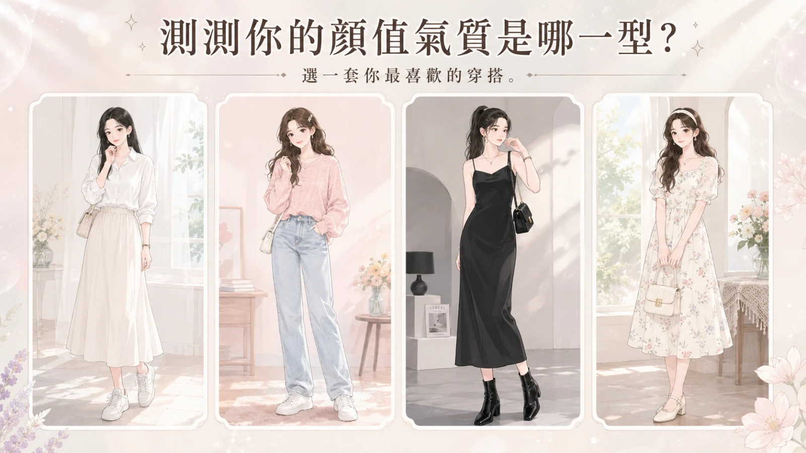 測測你的顏值氣質是哪一型？
