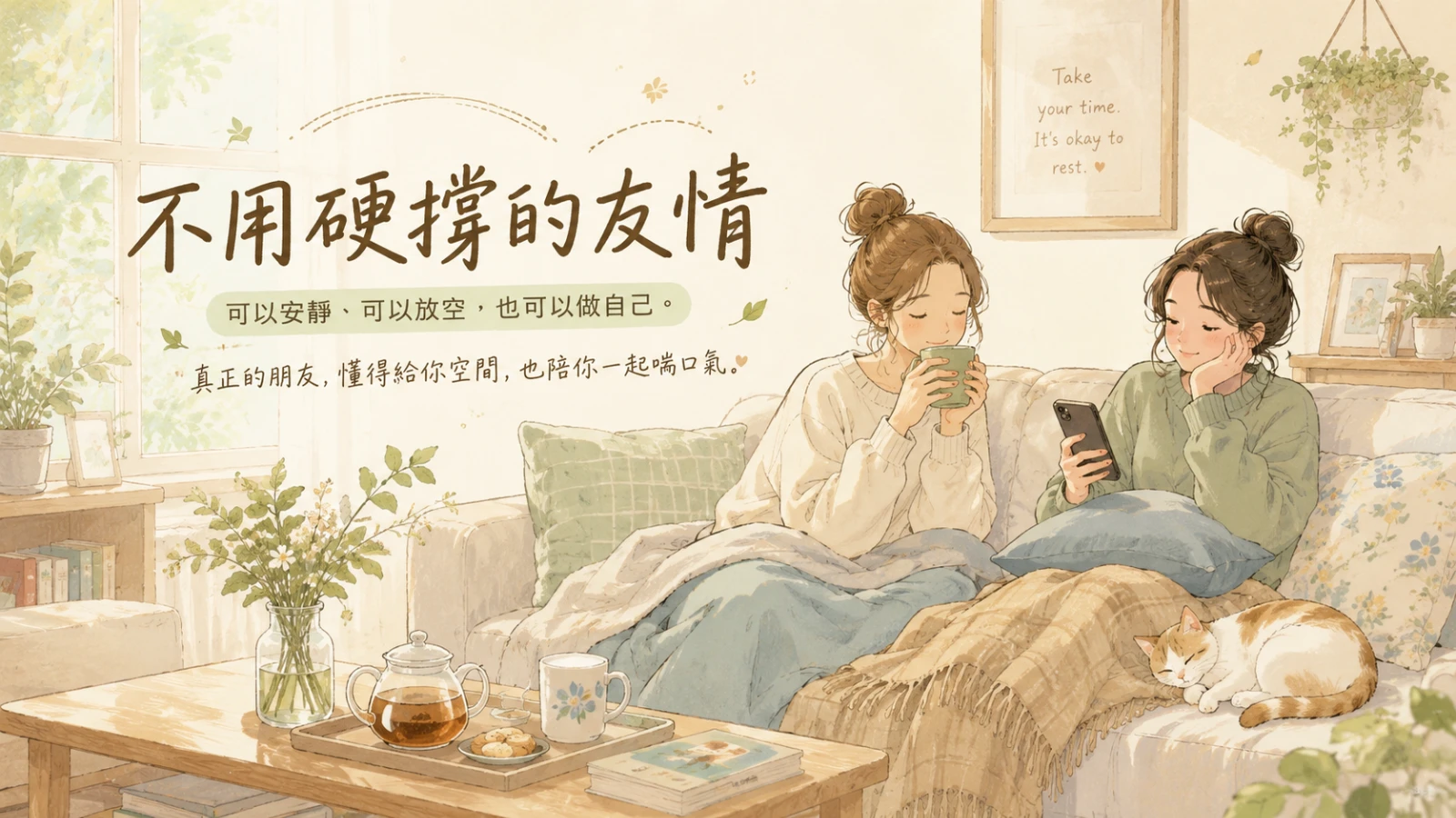 長大後的友情，是允許彼此不用硬撐：5 個屬於成年人的珍貴默契