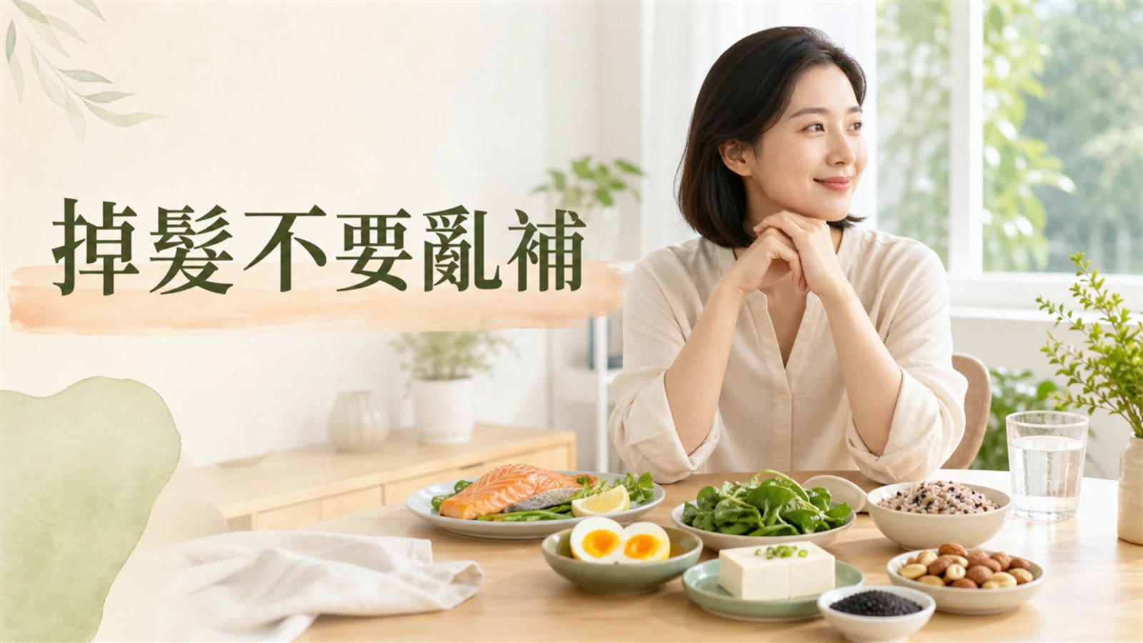 掉髮不要亂補，先看身體缺什麼