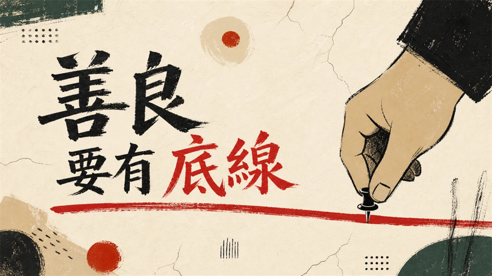 善良如果得不到尊重，就要學會翻臉