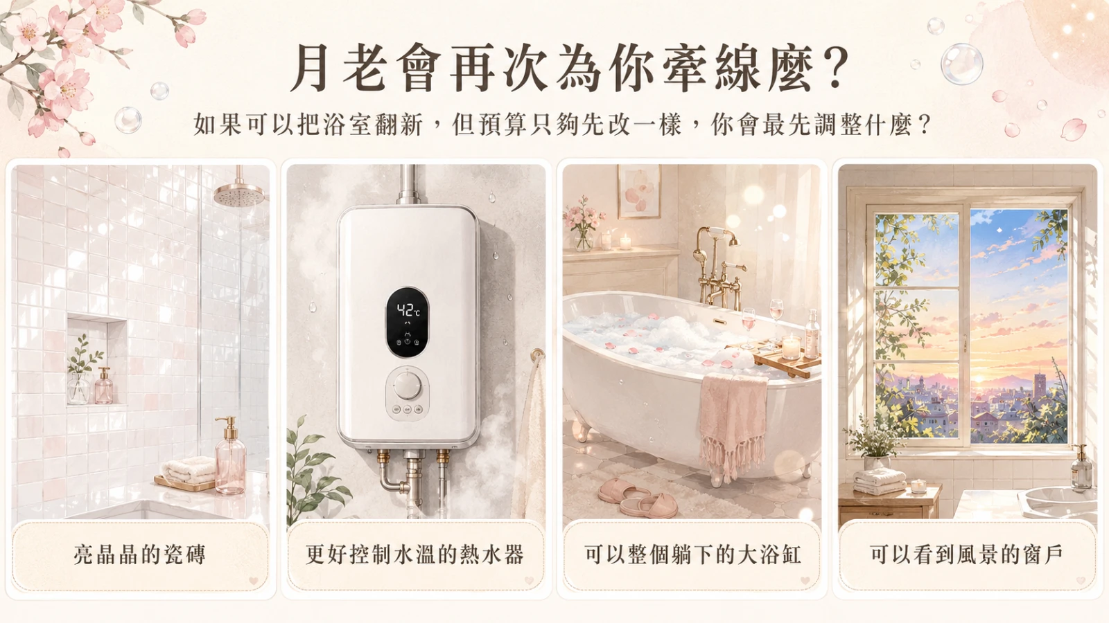 月老會再次為你牽線嗎?測出你的戀愛轉機