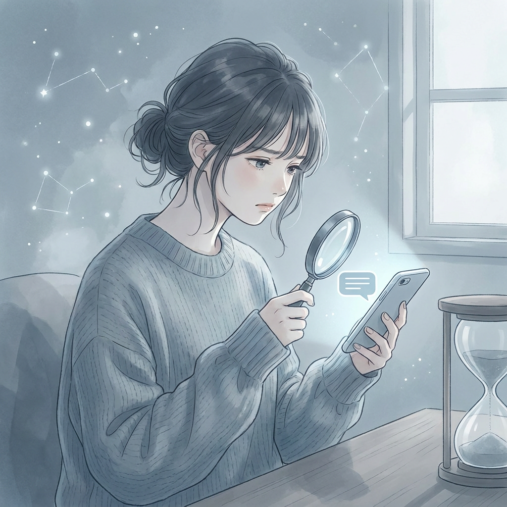 答えが出るまで恋を動かせないINTP