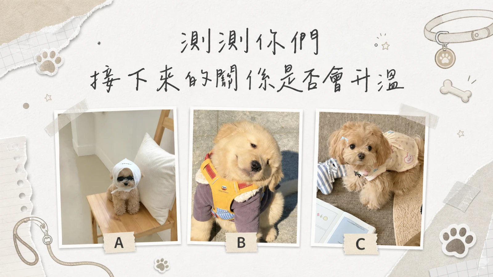 你們接下來的關係是否會升溫？三張圖的直覺解讀