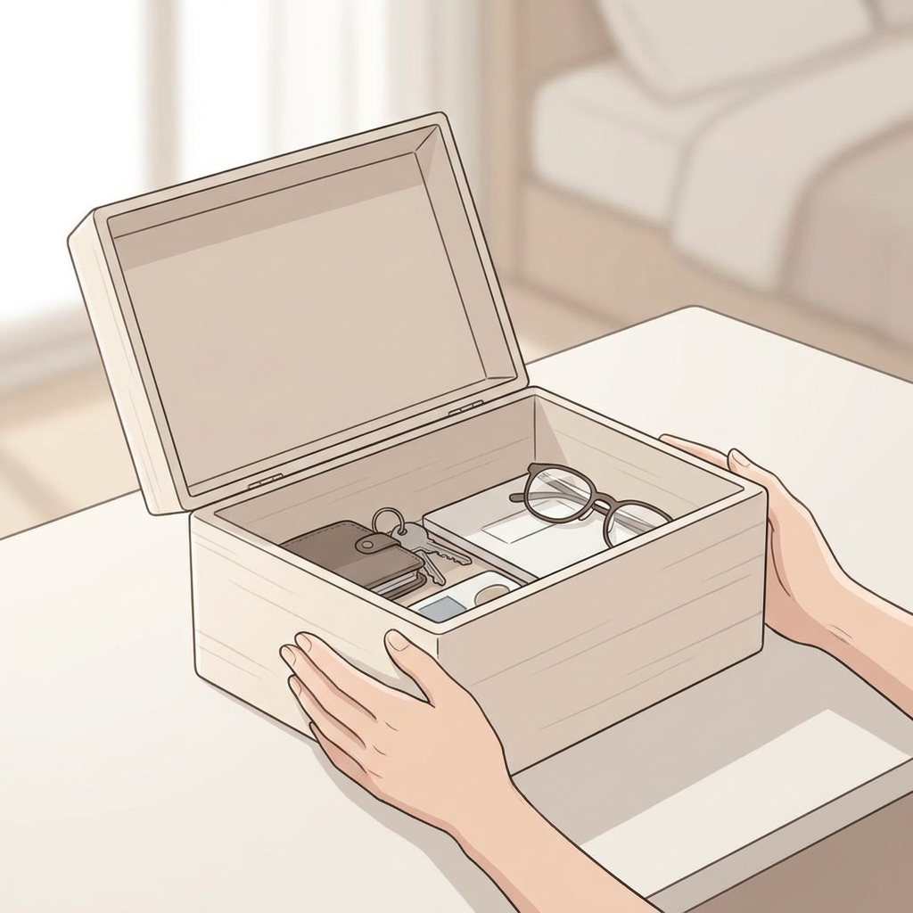 戻せない物のための「保留ボックス」を作る