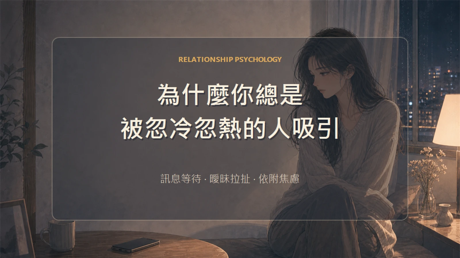 為什麼你總是被忽冷忽熱的人吸引？心理學與依附關係的5個真相