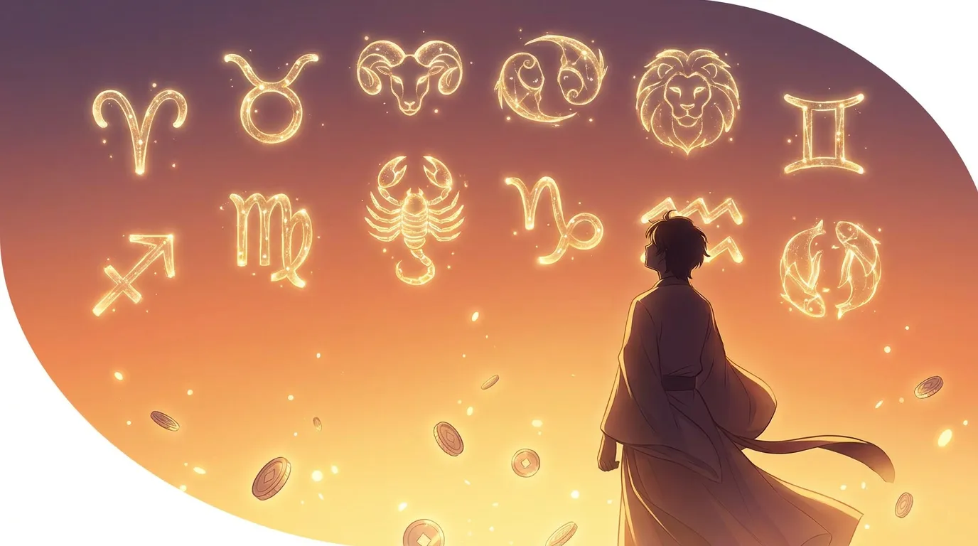 12星座別・2026年下半期の金運ランキング