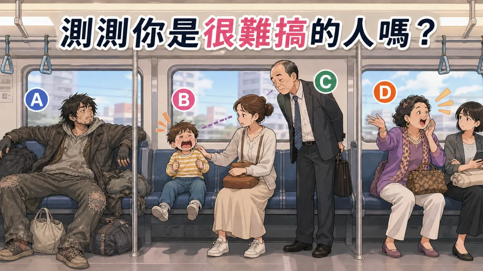 測測你是很難搞的人嗎？