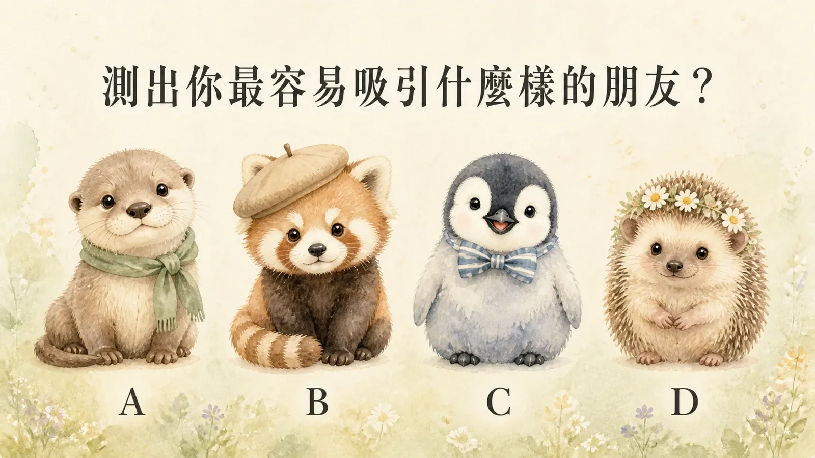 測出你最容易吸引什麼樣的朋友？