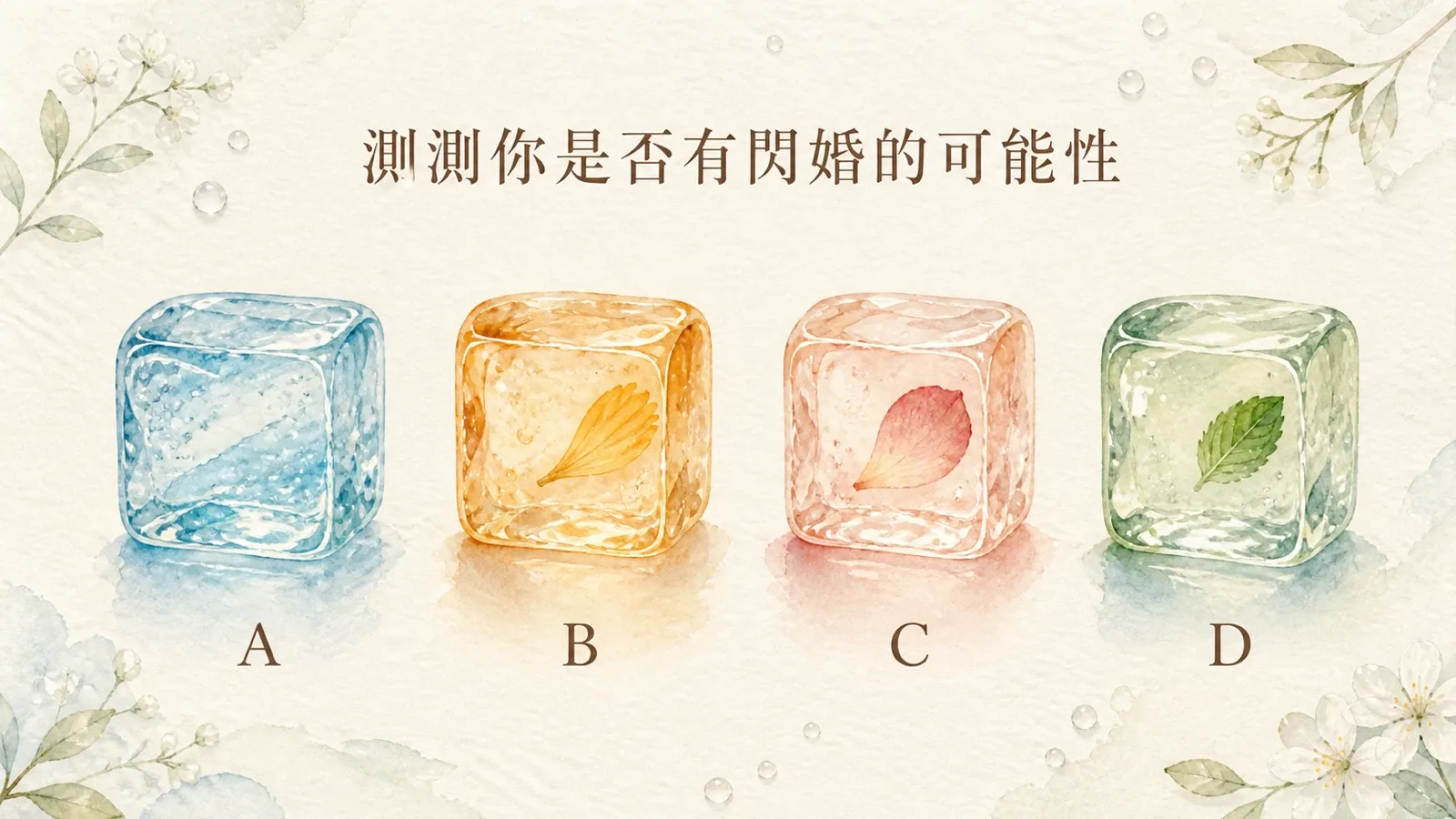 測測你是否有閃婚的可能性