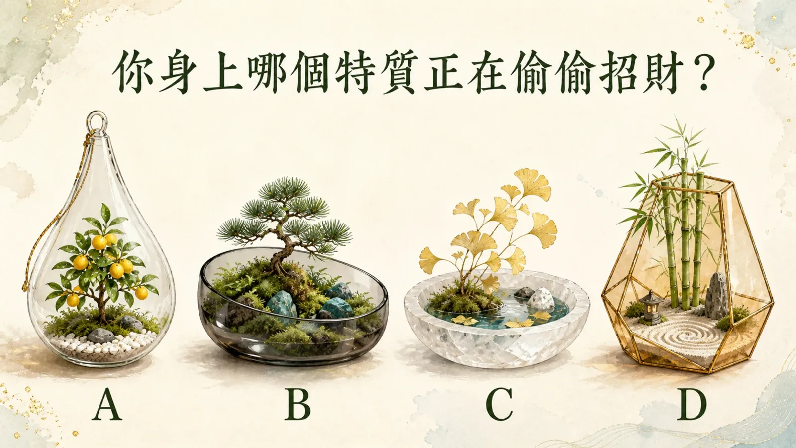 你身上哪個特質正在偷偷招財？