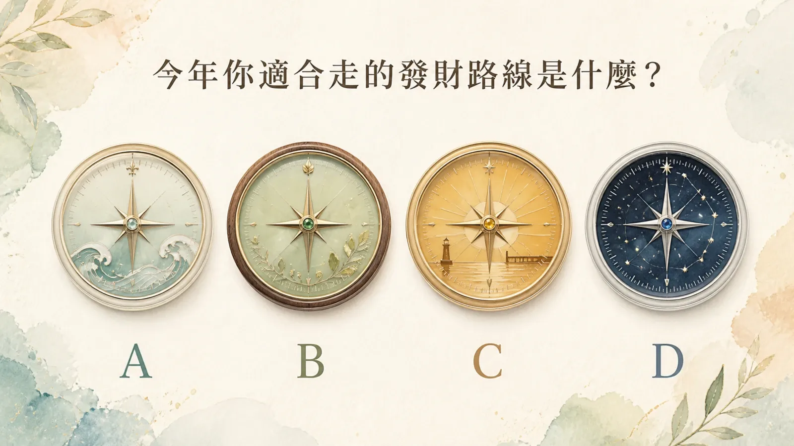今年你適合走的發財路線是什麼？