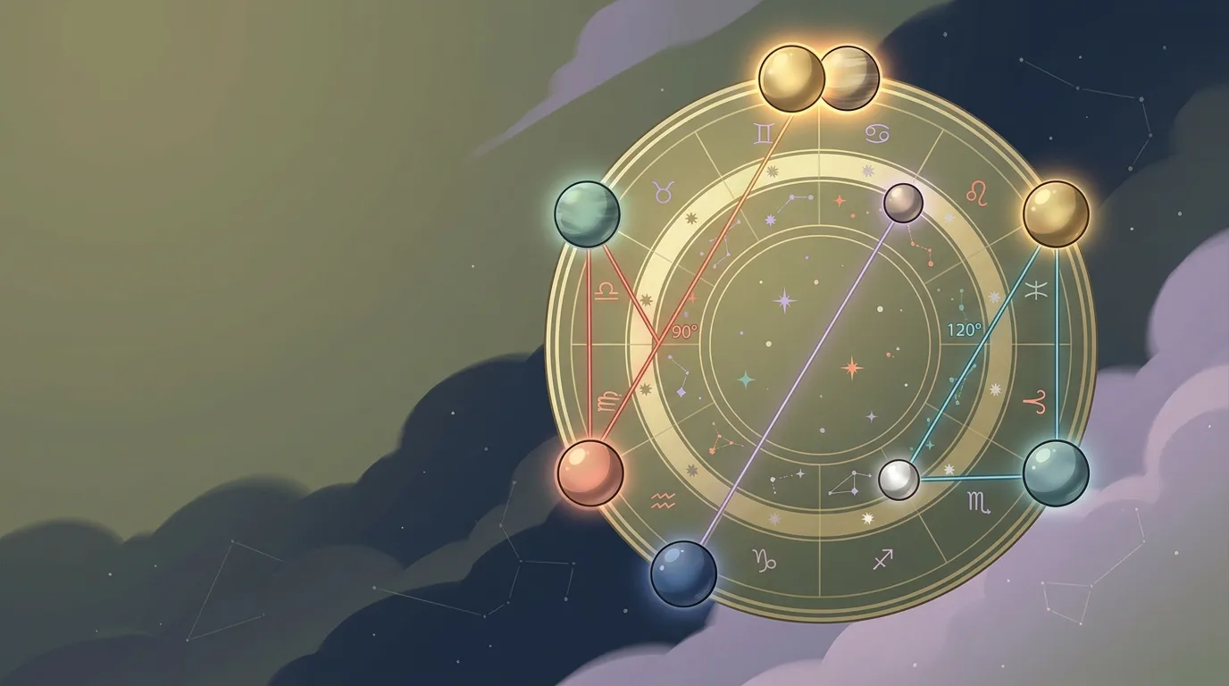Astrology Aspects Explained: Conjunction, Square, Trine & Opposition