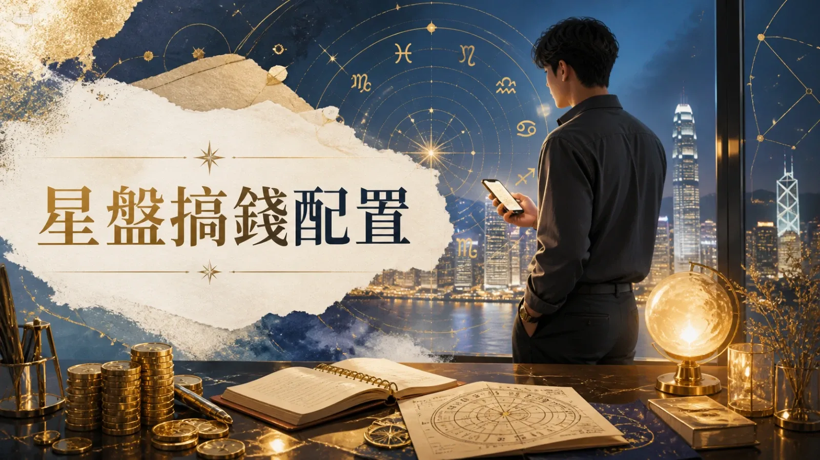 星盤裡天生適合搞錢的配置：哪些人注定更會抓住財運？
