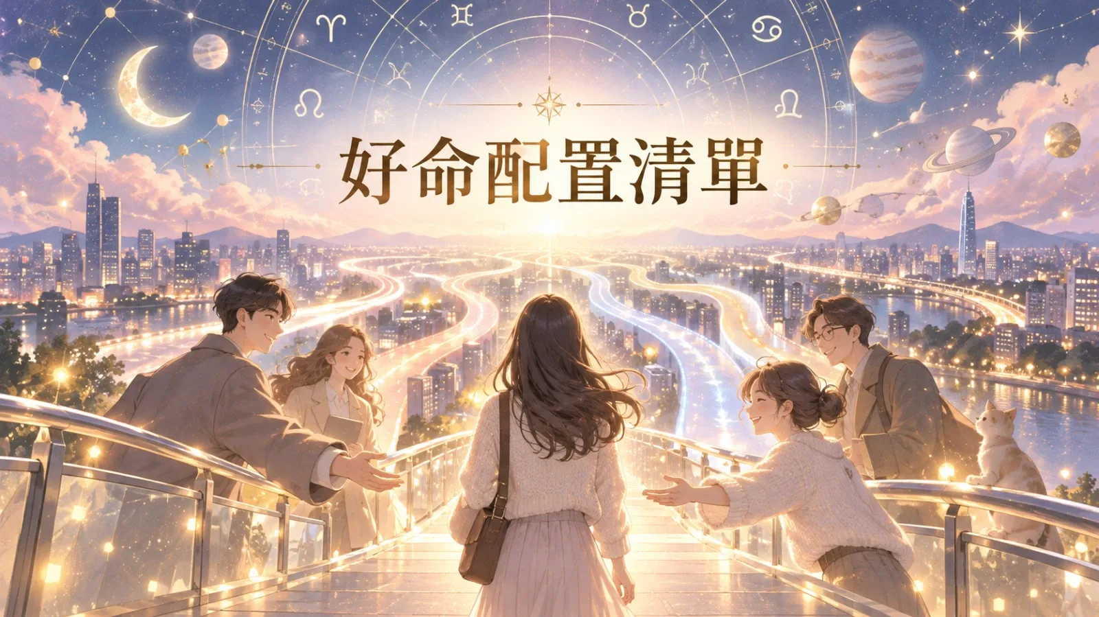 哪些星體配置容易跟好命沾邊？占星命盤九大順手劇本