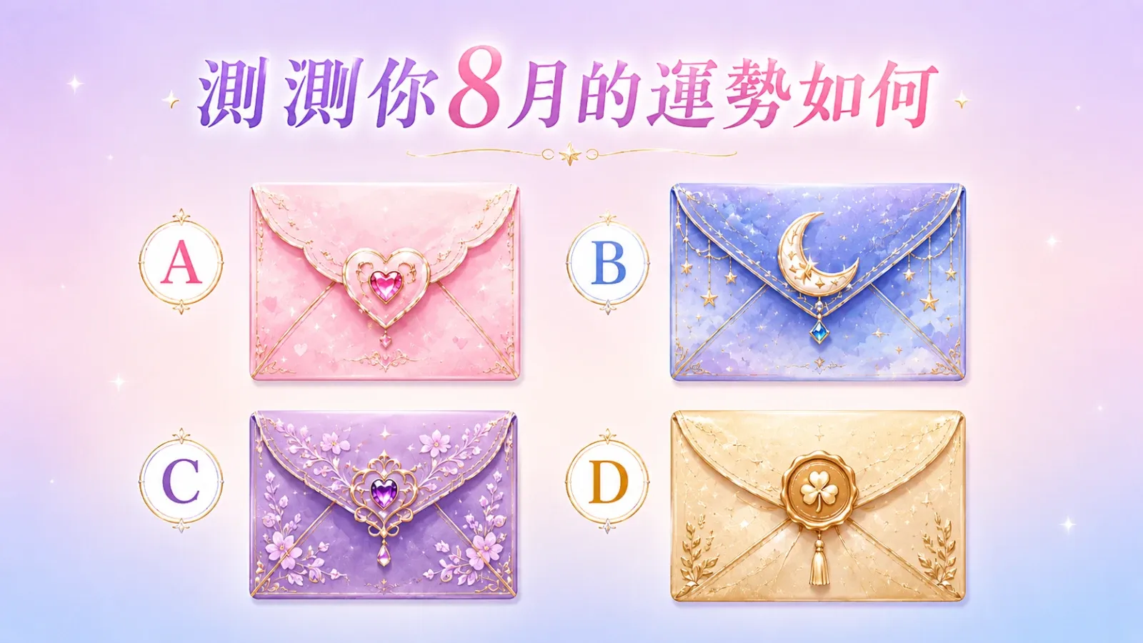 測測你8月的運勢如何？工作、感情與財運完整解析
