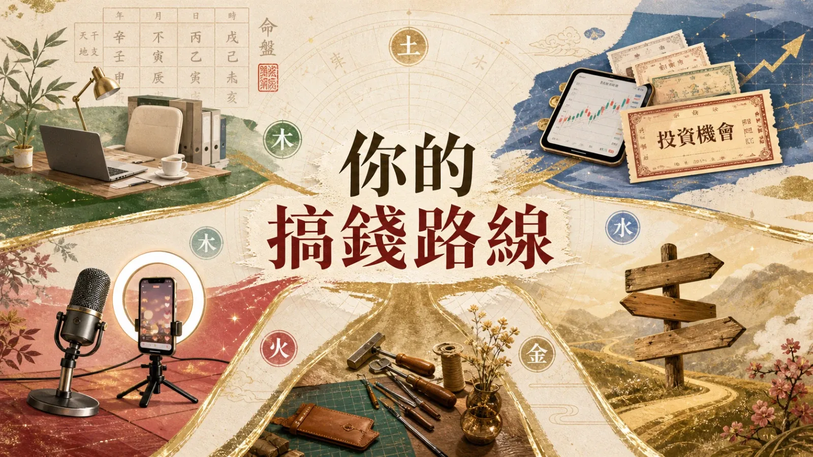 不同格局的搞錢路線：有人靠穩，有人靠膽，有人靠才華