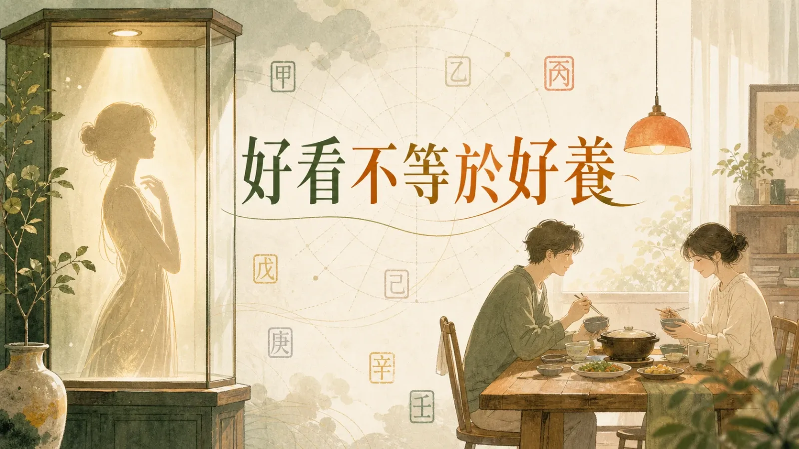 八字日主感情解析：真正能長期持有的，不是最好看的那一種