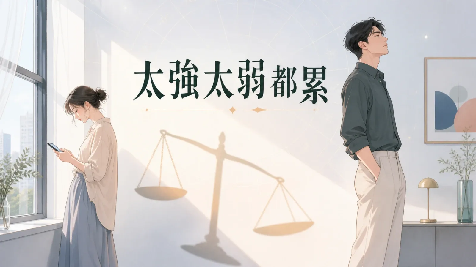 身強身弱差一點沒關係,太極端才真的難相處