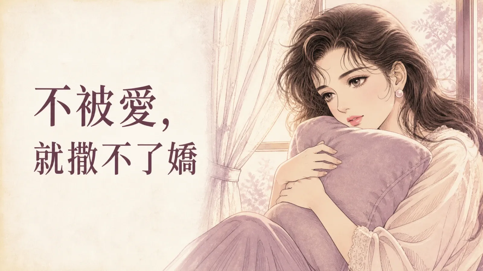 不被愛的時候,妳是撒不了嬌的