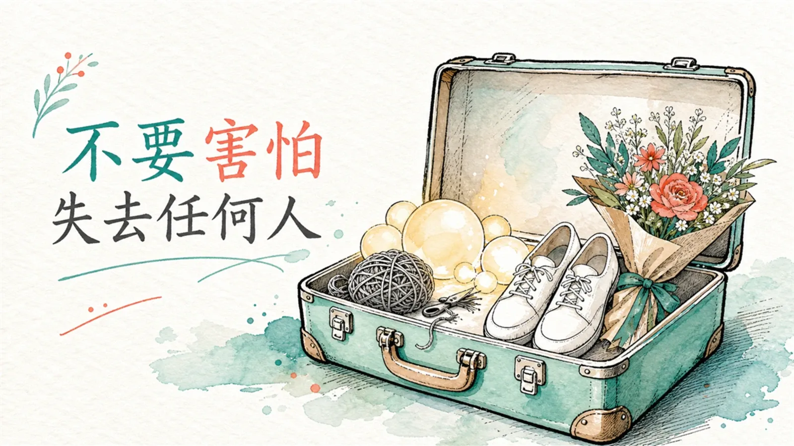 不要害怕失去任何人,妳值得更好的愛