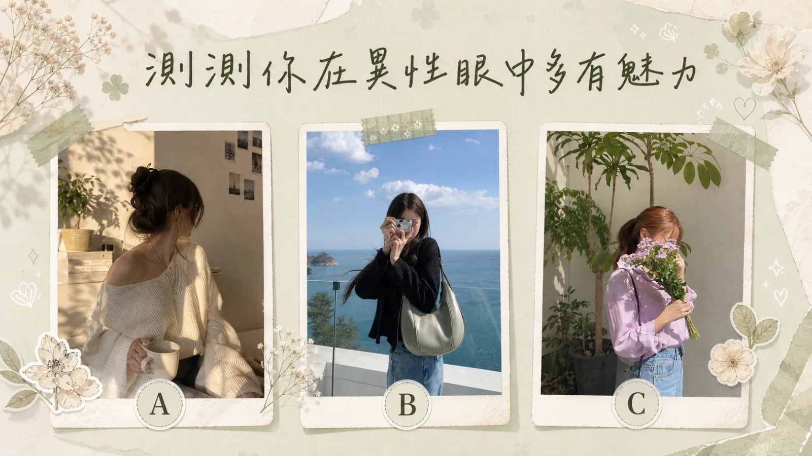 你在異性眼中多有魅力？直覺選擇測驗超準分析