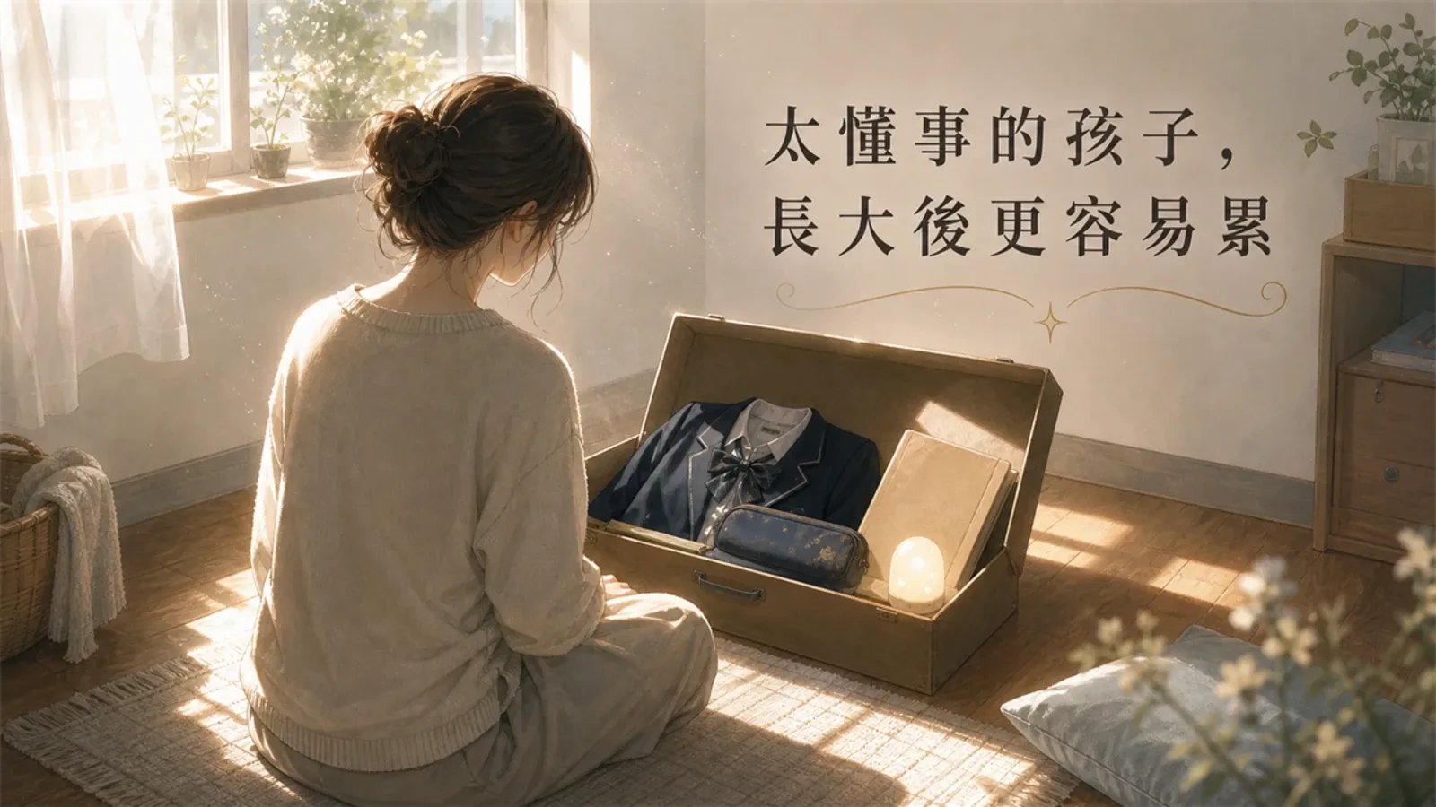 小時候越獨立懂事的孩子，長大後越容易累