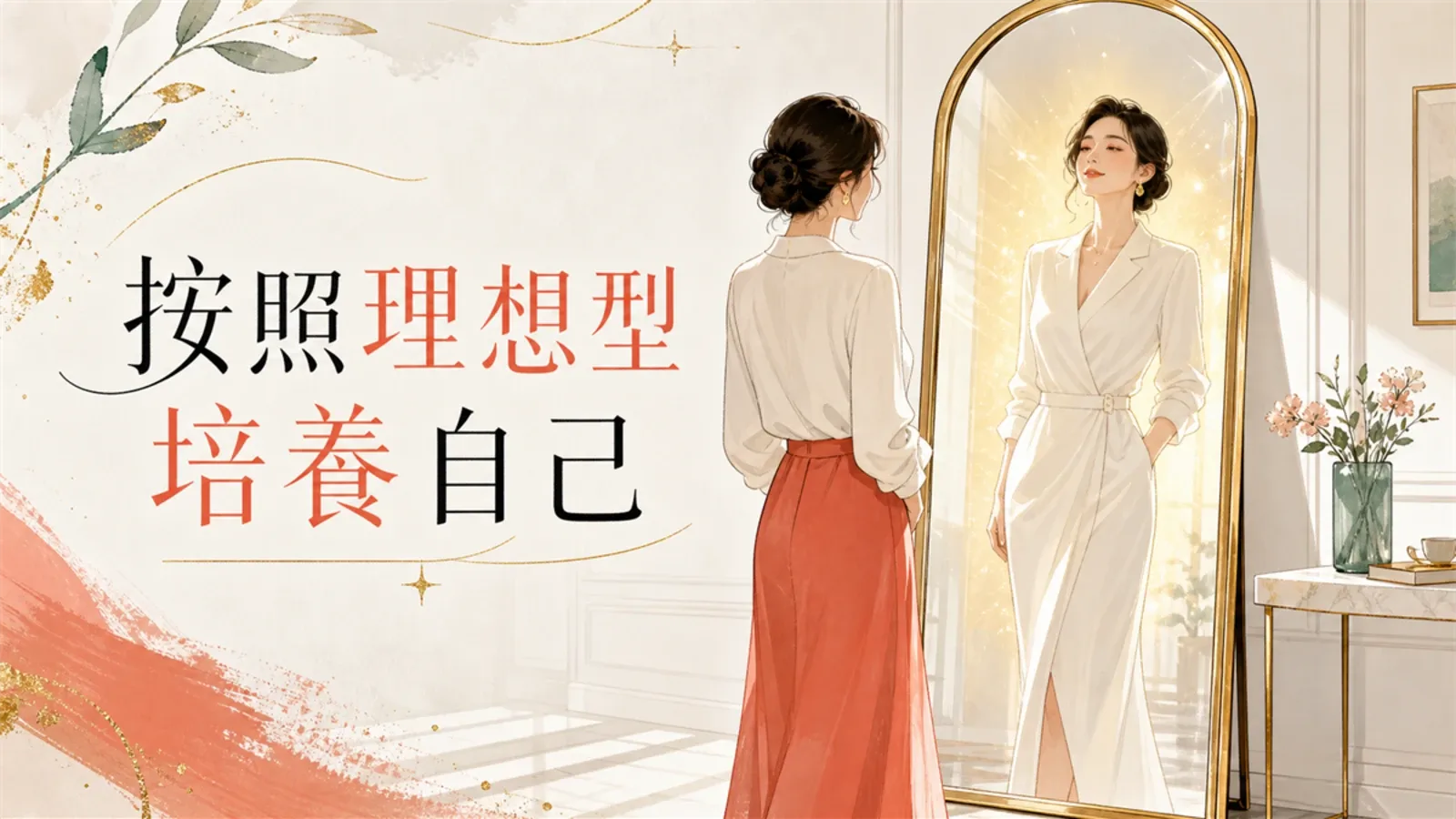 請按照妳的理想型去培養自己