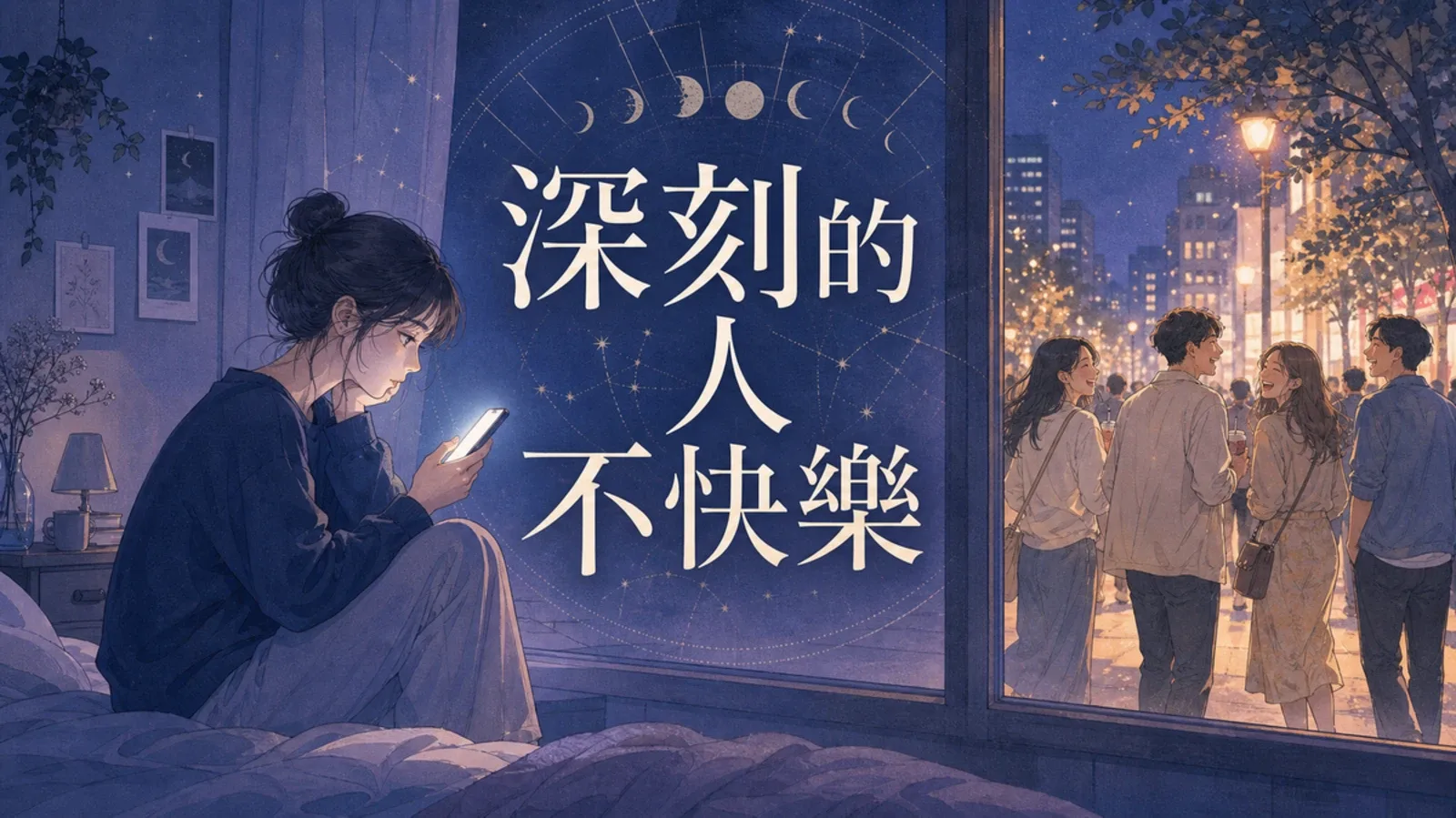 有思想深度的人，為什麼常常不夠快樂？