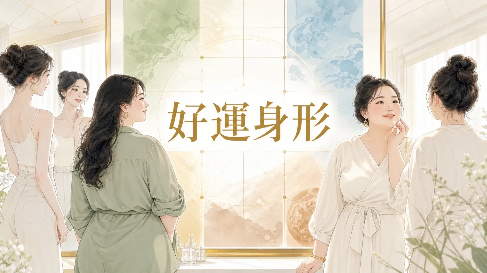 不同日主的好運身形：不是越瘦越好