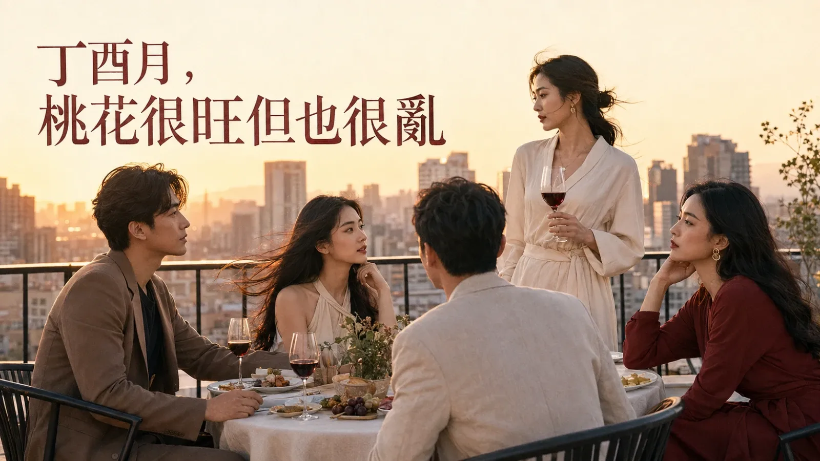 丁酉月，桃花很旺但也很亂｜單身有伴的流月八字感情提醒