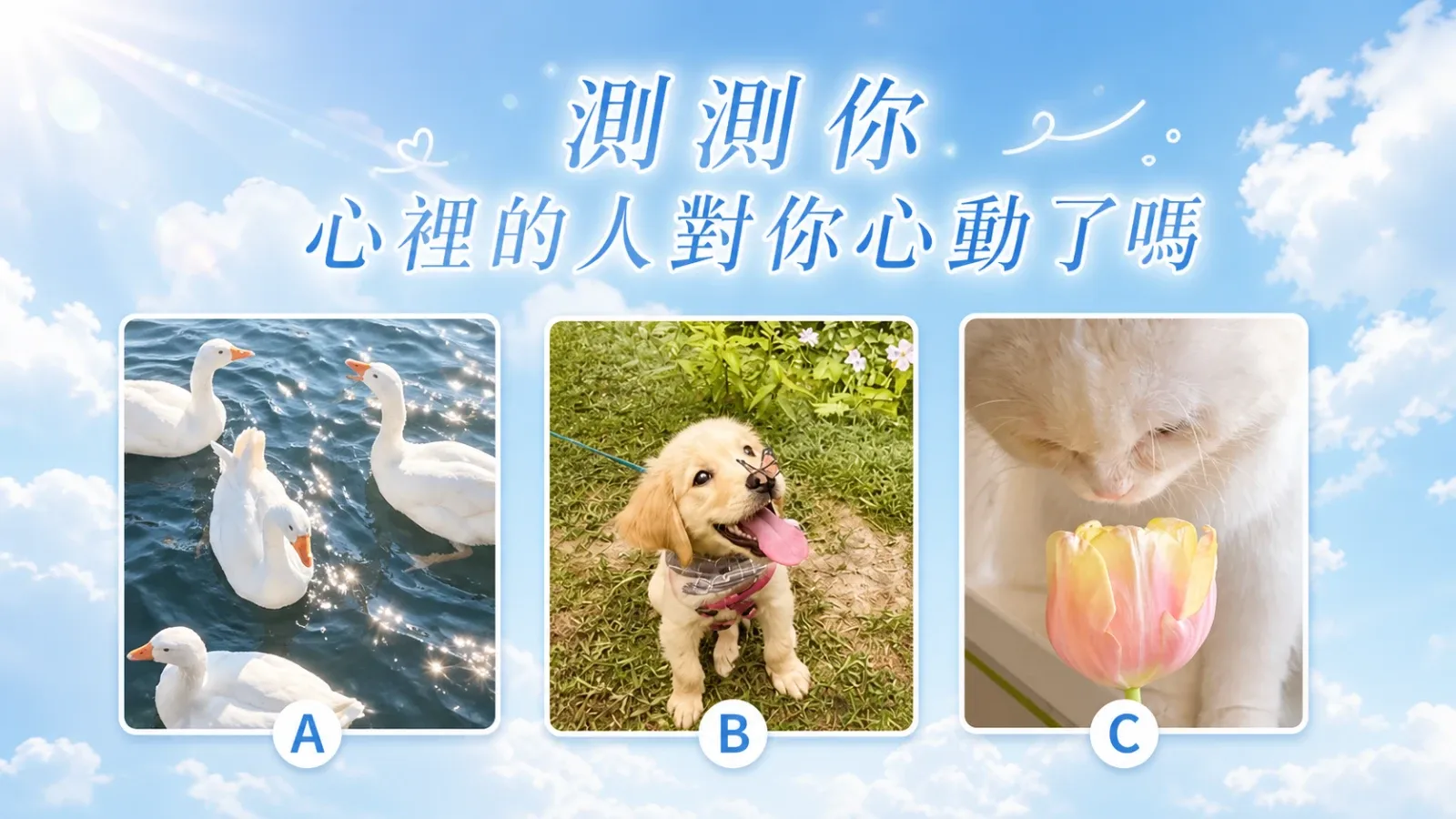 測測你心裡的人對你心動了嗎？看懂他的靠近訊號