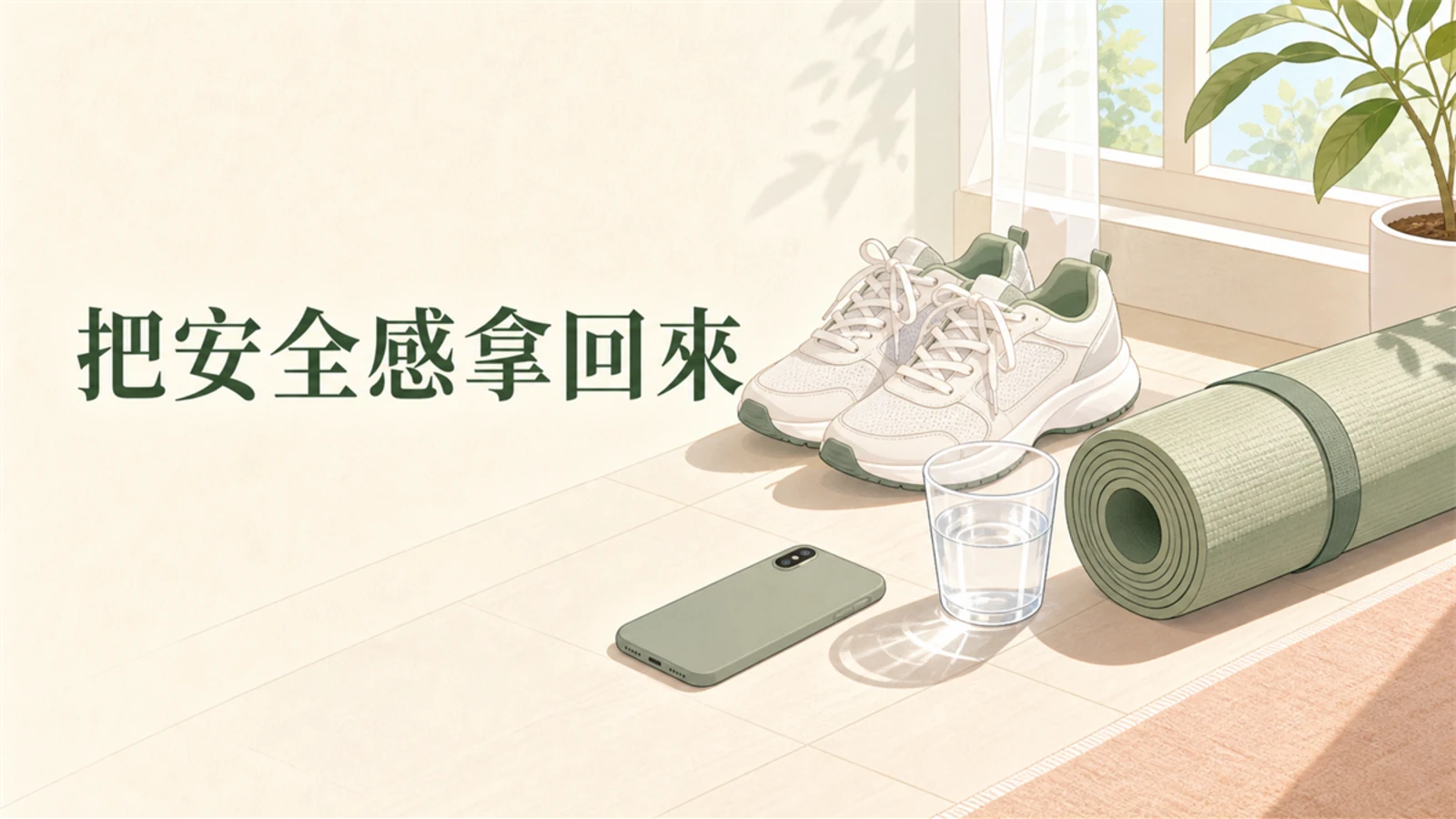 不要把安全感，建立在會離開的人事物上