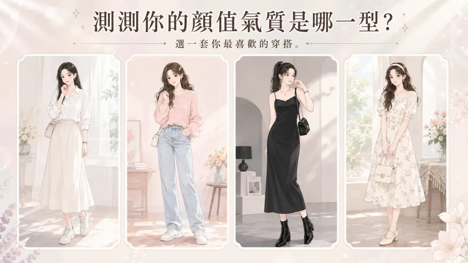 測測你的顏值氣質是哪一型？