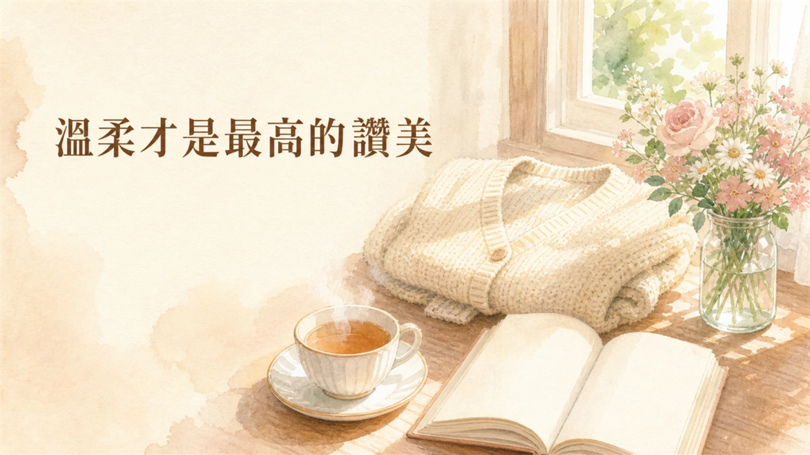 溫柔，才是一個人最高的讚美