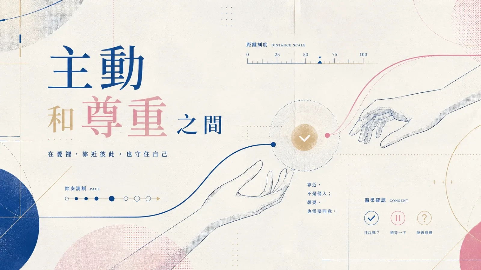 女生真正喜歡的主動，不是冒犯，而是被尊重地靠近