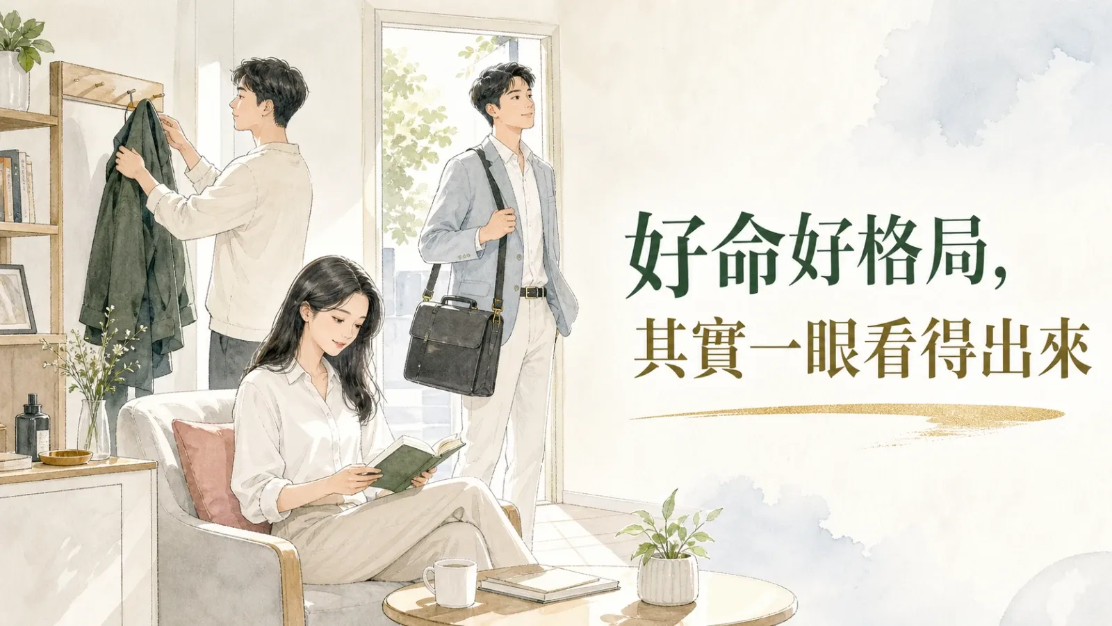 好命好格局,其實一眼看得出來