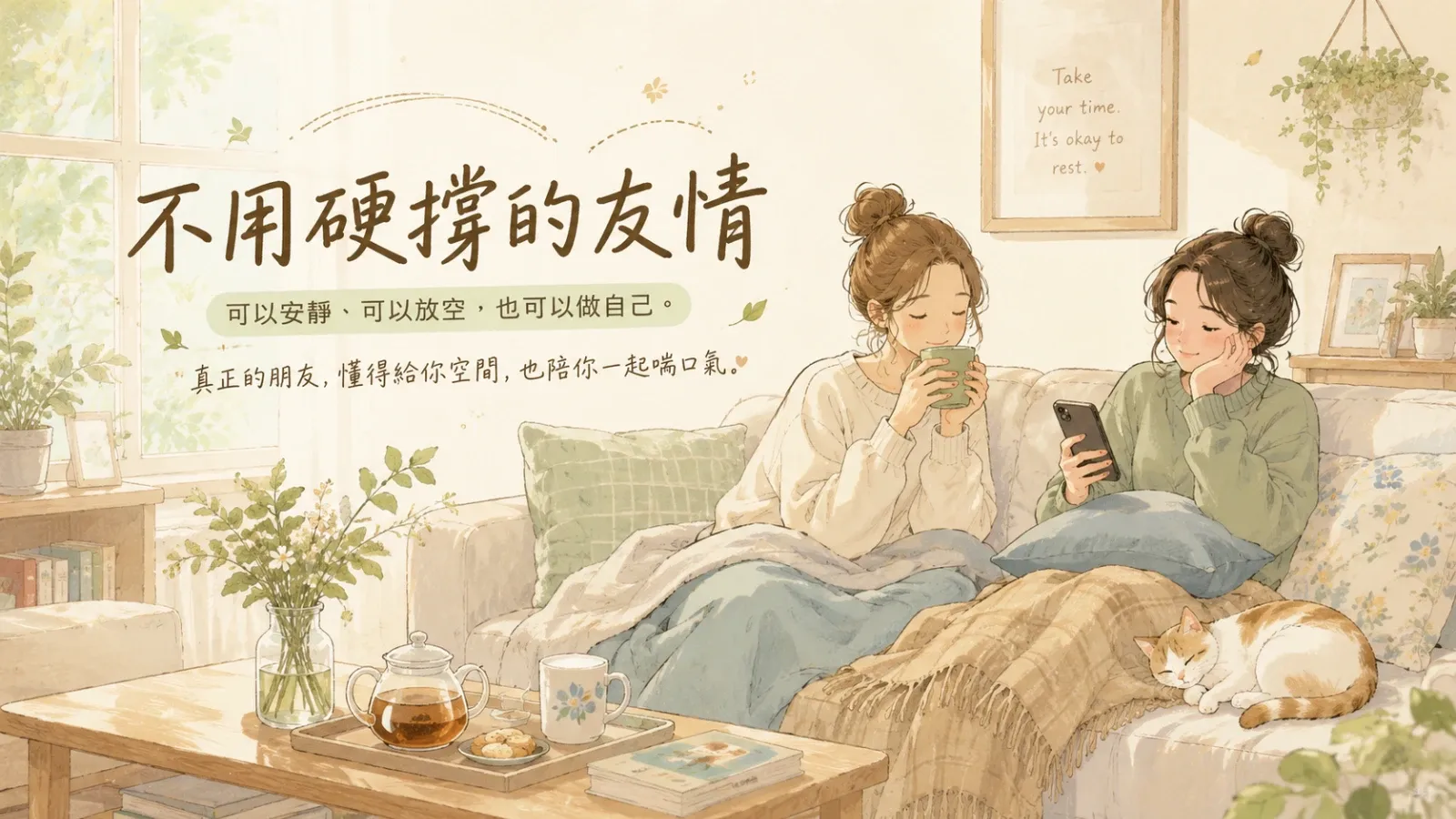 長大後的友情，是允許彼此不用硬撐：5 個屬於成年人的珍貴默契