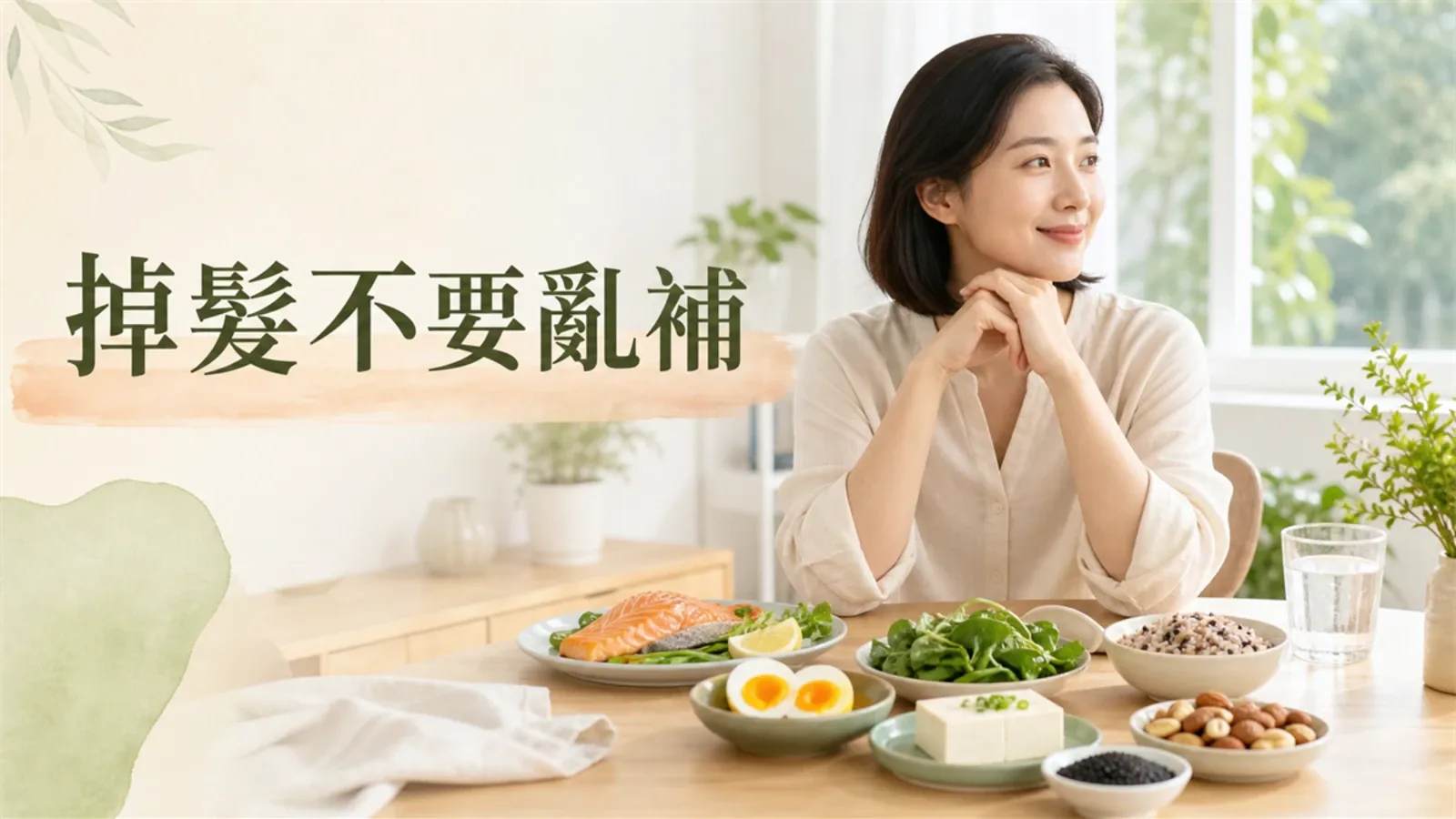 掉髮不要亂補，先看身體缺什麼