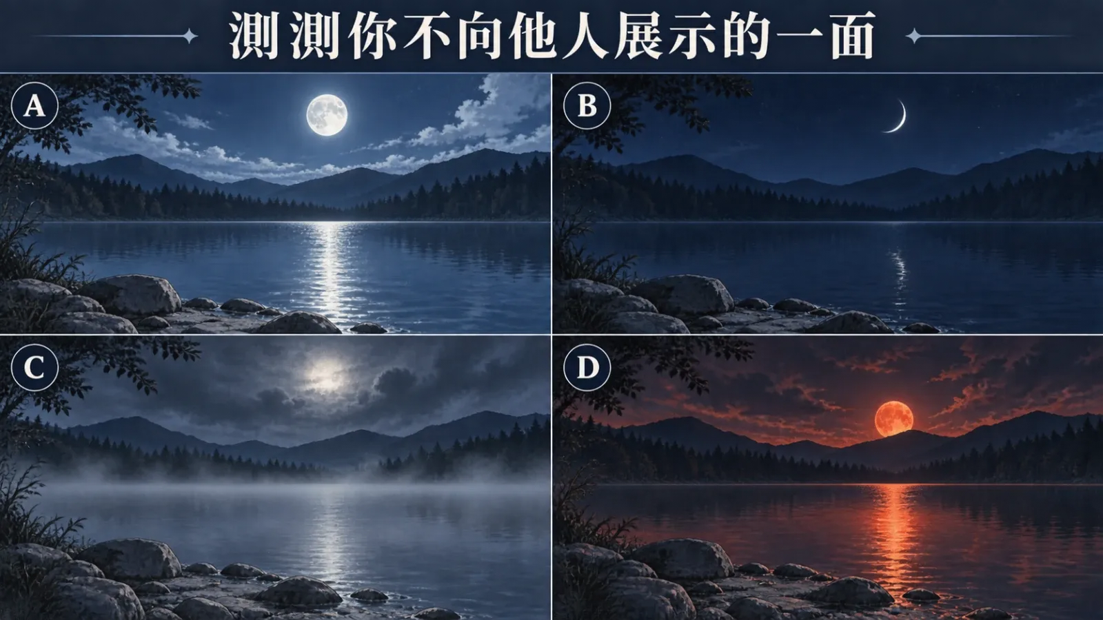 測測你不向他人展示的一面