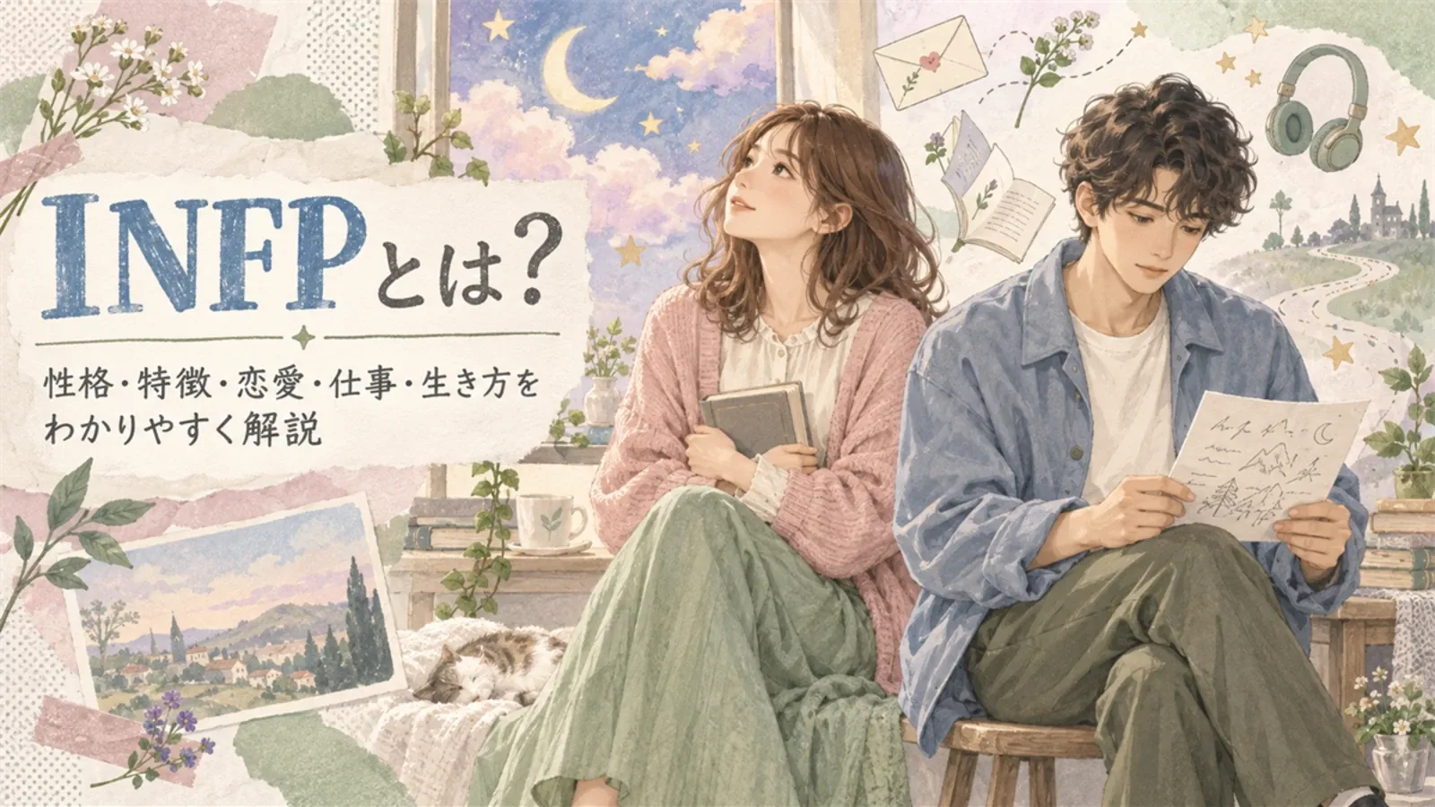 INFPはどんな人？静かな理想家の性格・強み・自分らしい生き方