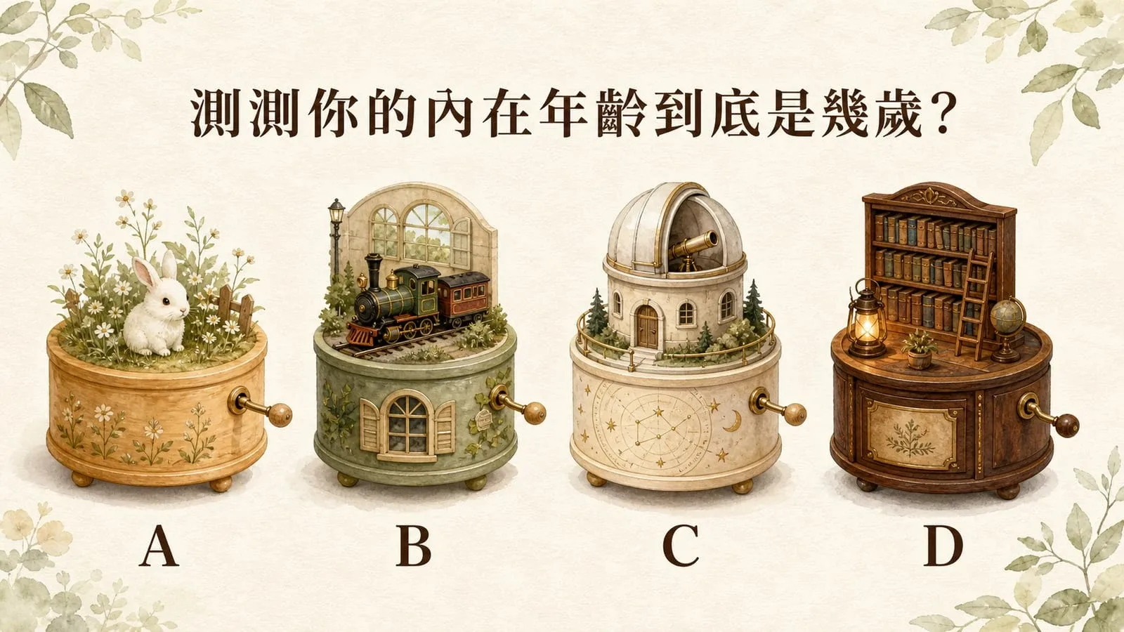 測測你的內在年齡到底是幾歲？