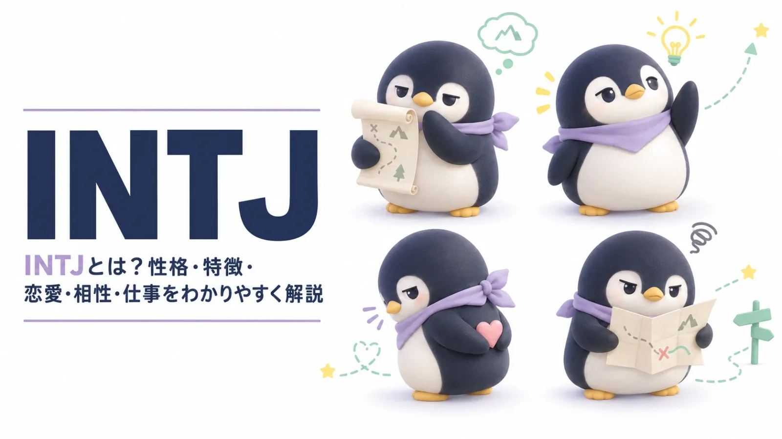 INTJはどんな人？静かな戦略家の性格・強み・恋愛傾向