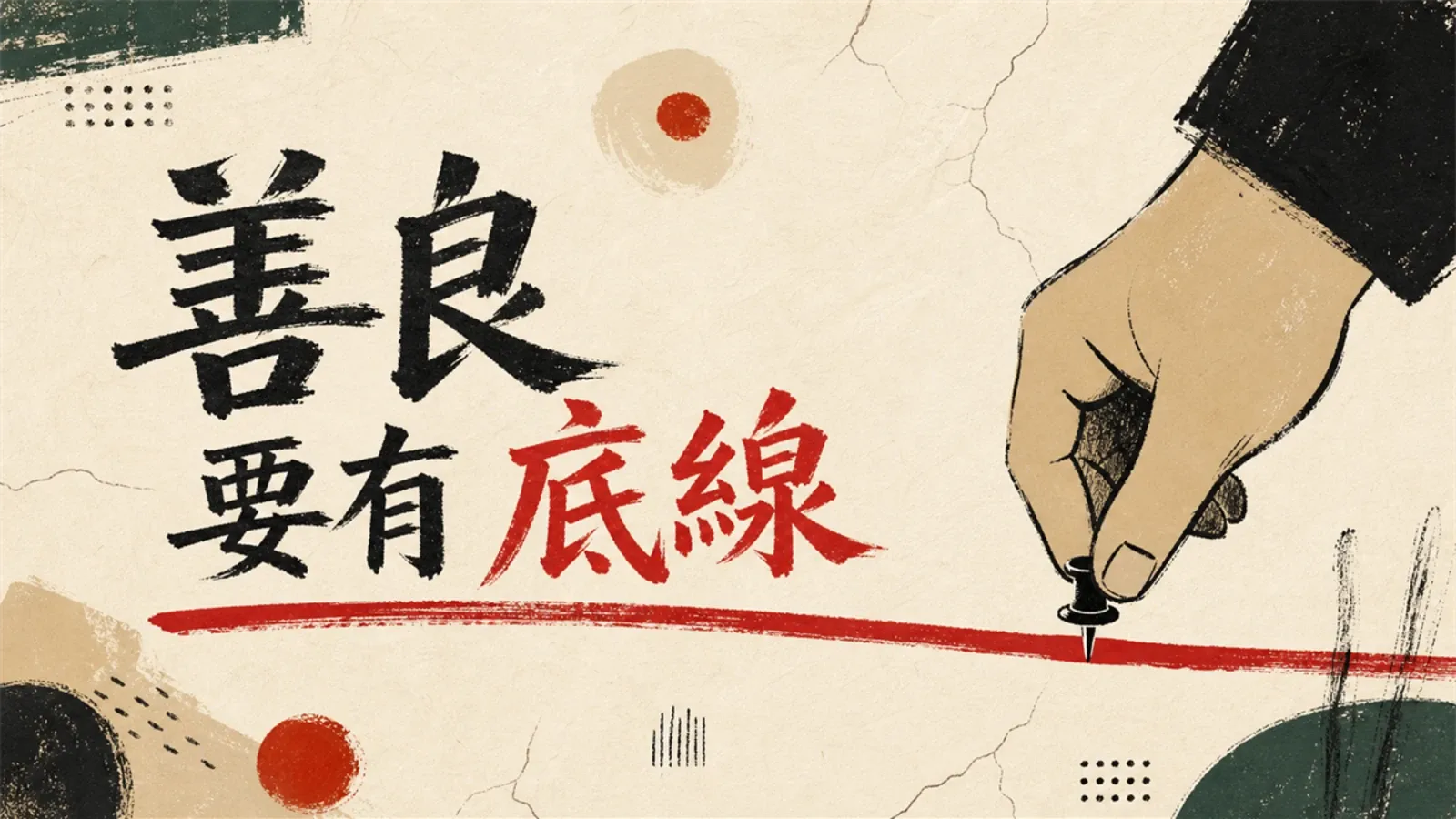 善良如果得不到尊重，就要學會翻臉