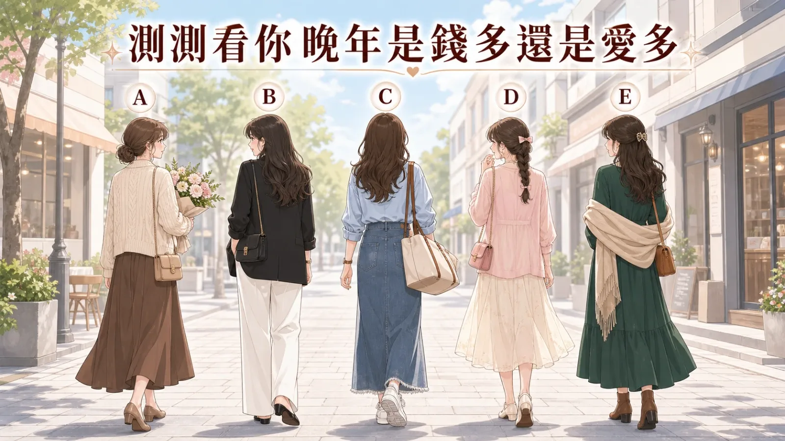 測測看你晚年是錢多還是愛多？一眼看懂晚年幸福線索