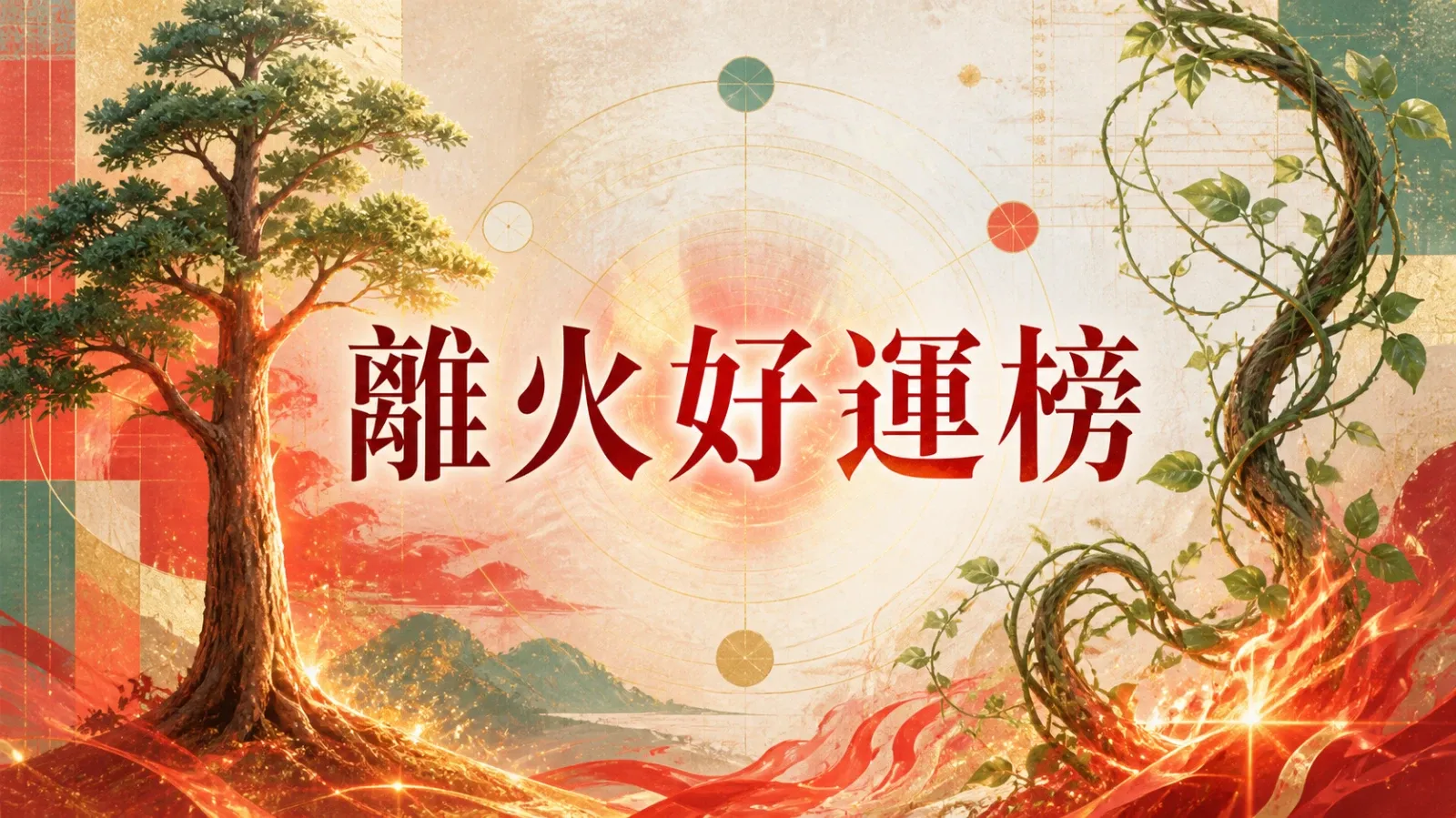 離火大運的好運榜,甲木乙木真的要起來了
