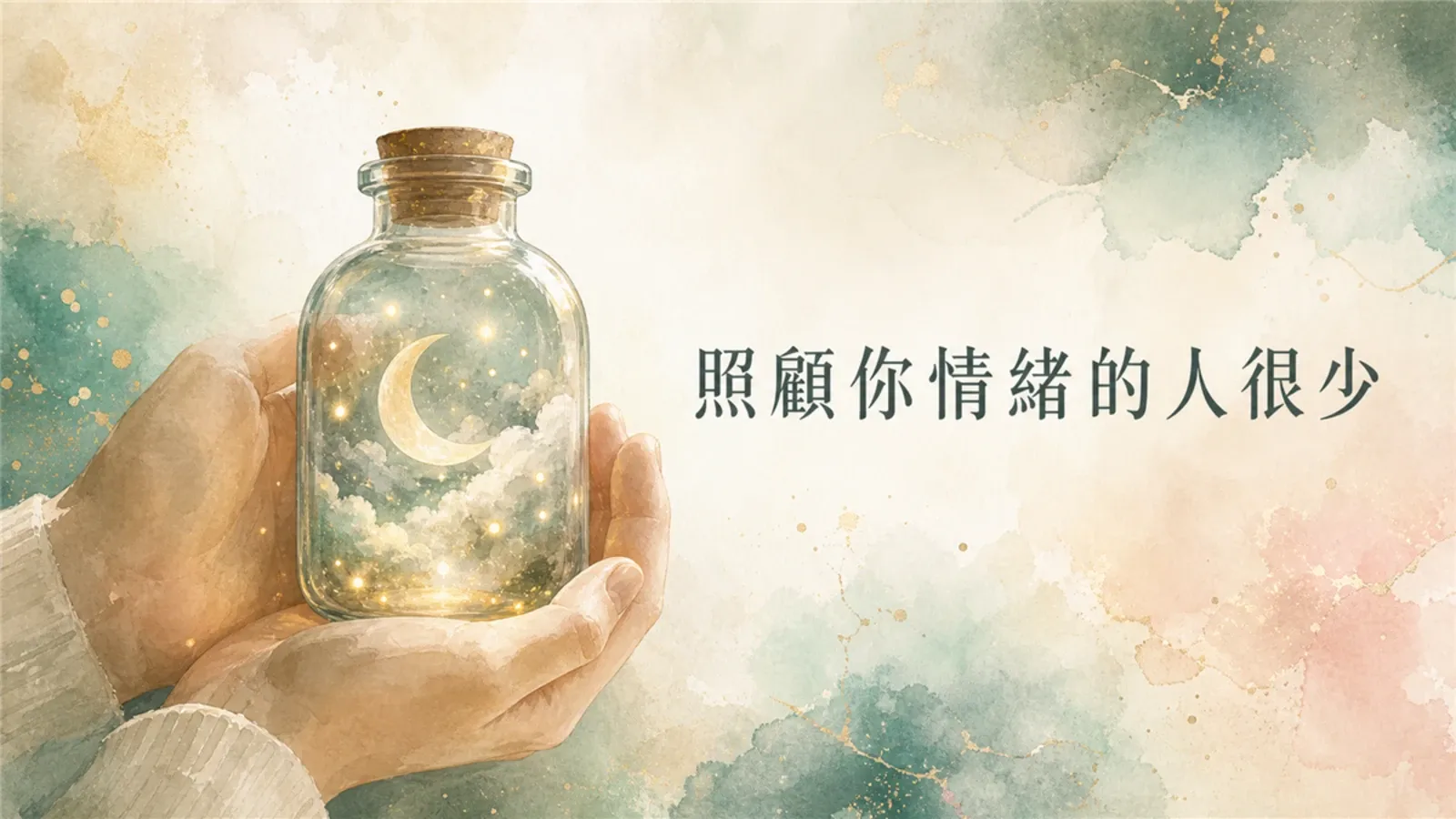 喜歡你的人可能很多,但照顧你情緒的人很少